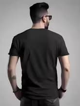 Summe Luxury Brand T-shirt Pure Cotton Flat Print Large Size Round Neck